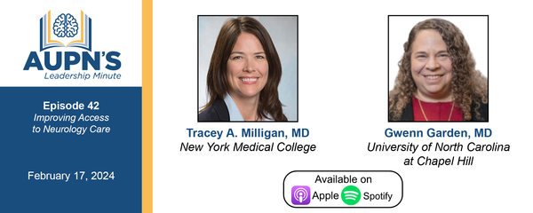 In this month's Leadership Minute podcast episode, Dr. Gwenn Garden joins Dr. Tracey Milligan to discuss how academic departments can improve access to care for #neurology patients through inspiration, incentivization, and innovation. vimeo.com/908384861

<a href="/Tracey1milligan/">Tracey Milligan, MD, MS, FAAN, FANA, FAES</a>