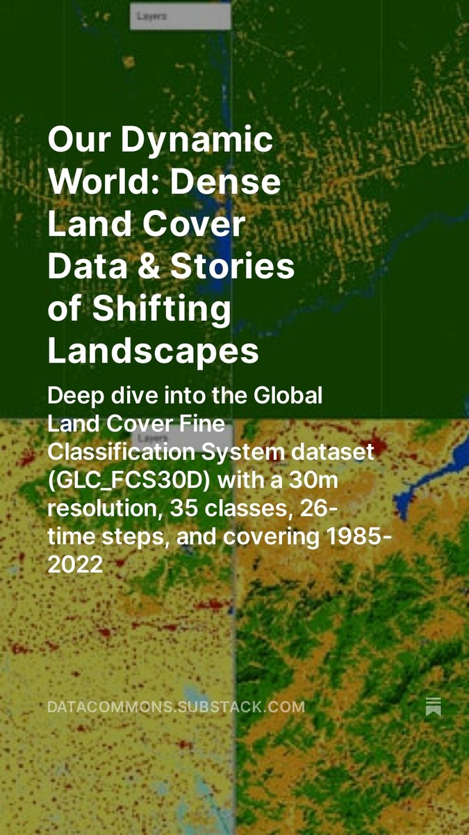 samapriyaroy's tweet photo. 🌎 What stories of our dynamic world could 700+ GB of data with 35 classes at 30-meter resolution spanning 37 years reveal?  

https://t.co/IOGVJYbEyi

Subscribe now to get blogs &amp; updates from https://t.co/9PxHnpUGCP 

#opendata #opensource #subscribe #blog #GEE #earthengine https://t.co/Kuj5LuRrce