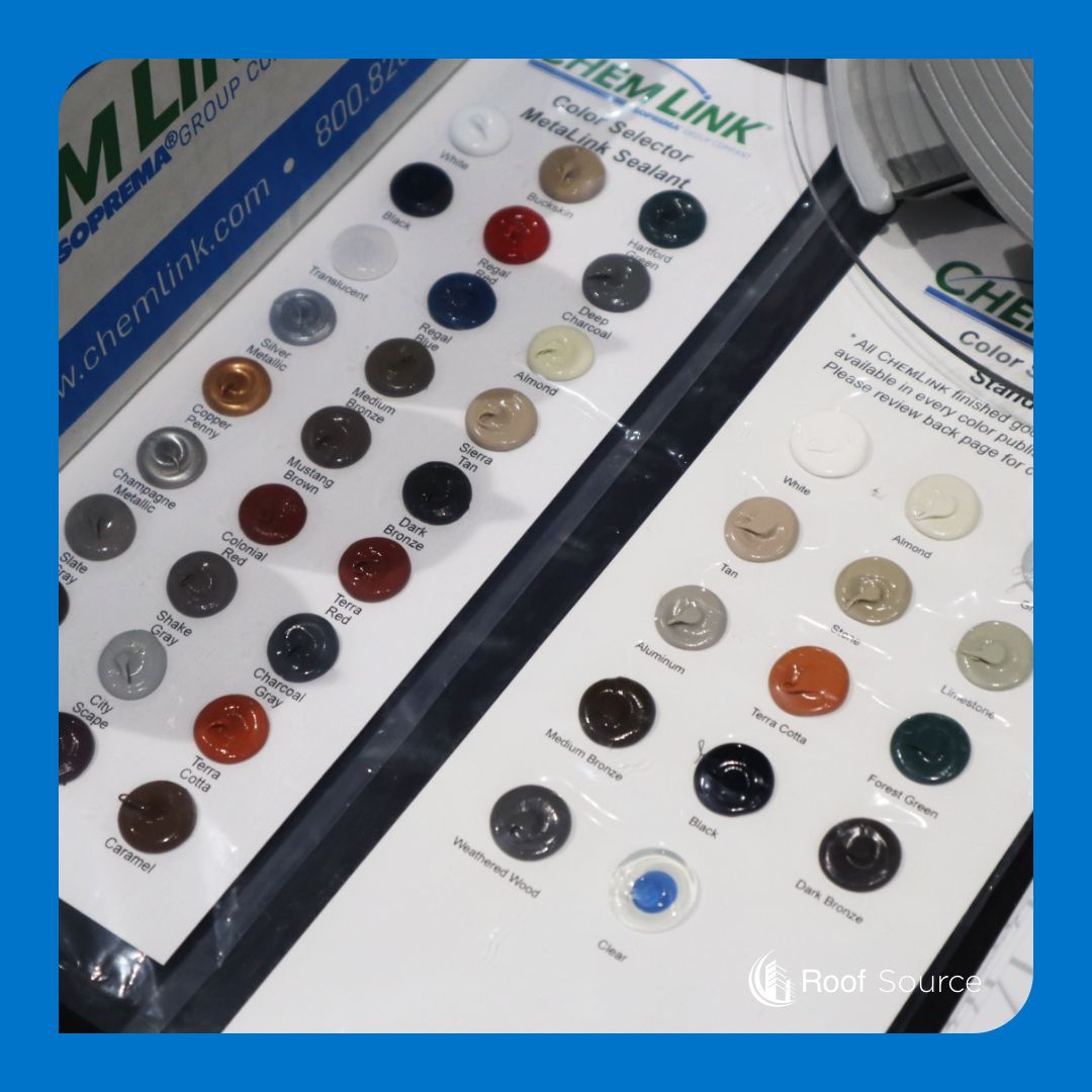 TheRoofSource's tweet image. Explore a world of color possibilities with @Chem_Link! ✨  #ChemLinkColors #EndlessOptions