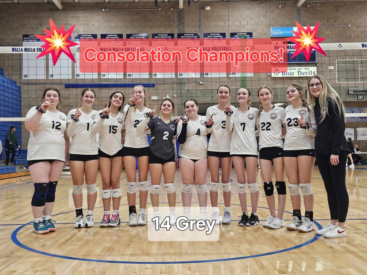 JuniorsSnake's tweet photo. These athletes had such a fun time last Sunday playing volleyball! 🏐 16 Grey got 2nd place in the Bronze bracket, 14 Grey took 1st in the Consolation Bracket and 14 Select won the Gold bracket Championship! 🙌🏼 Great job ladies! 💓 https://t.co/vs1xBxdXhT
