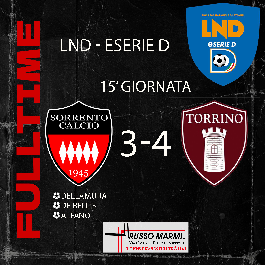 Sorrento Calcio 1945 eSports (@sorrentoesports) on Twitter photo 🔜Sorrento1945 VS #TorrinoEsports
🎮PLAYSTATION 5 - FC24
🏆 <a href="/LNDEsport1/">LND Esport</a> - ESERIE D
📍15' Giornata
⚽️DELL'AMURA
⚽️DE BELLIS
⚽️ALFANO 🔜Sorrento1945 VS #TorrinoEsports
🎮PLAYSTATION 5 - FC24
🏆 <a href="/LNDEsport1/">LND Esport</a> - ESERIE D
📍15' Giornata
⚽️DELL'AMURA
⚽️DE BELLIS
⚽️ALFANO