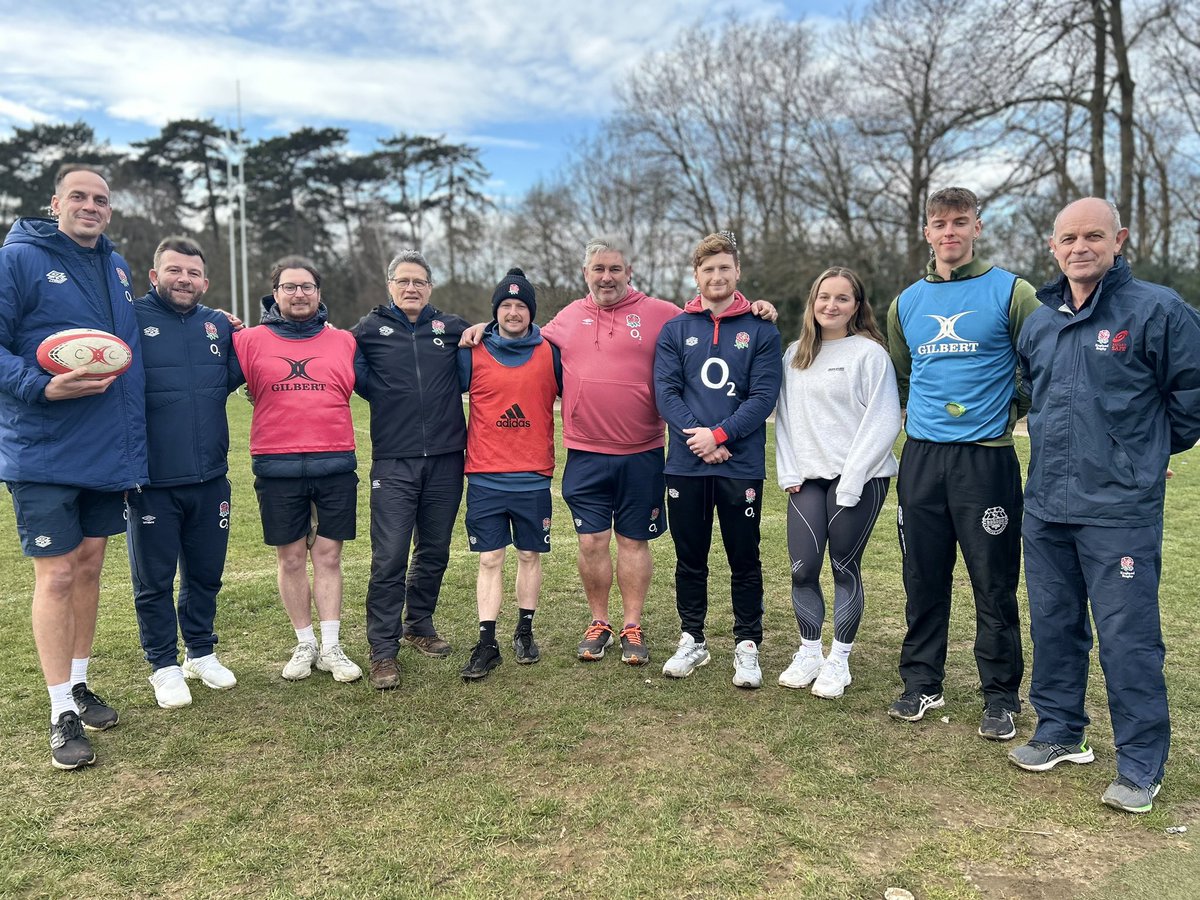 <a href="/_UoW/">University of Winchester</a> <a href="/UoWSport/">UoW Department Of Sport, Exercise & Health</a> students taking an opportunity to learn with <a href="/EnglandRugby/">England Rugby</a> coach developers. Plenty of ideas and game design today.