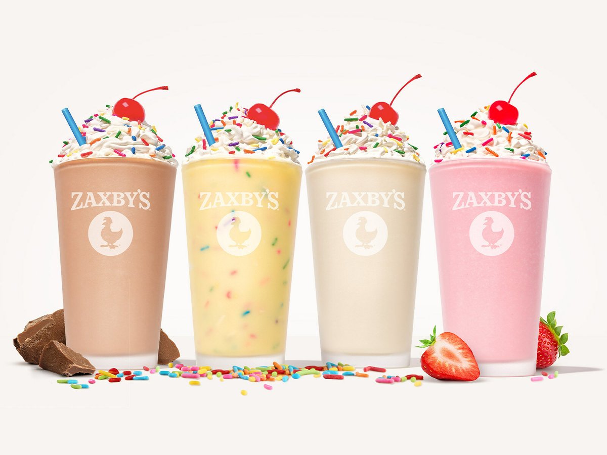 PRNFood's tweet image. After a seven-year hiatus, @Zaxbys milkshakes are making a sweet comeback, including the iconic Birthday Cake milkshake, in Macon, GA 🥤 brnw.ch/21wHn56