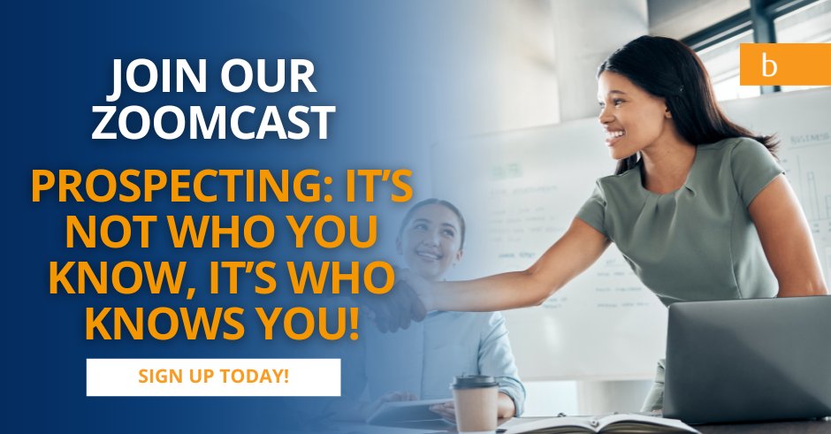 Don’t forget to sign up for our upcoming zoomcast! 

Our next session, starting next March 5th, is all about Prospecting; it’s not who you know, it’s who knows you!

Sign up and earn 1 CE credit for your attendance: bit.ly/48miVLr 

#BenefitsAdvisors