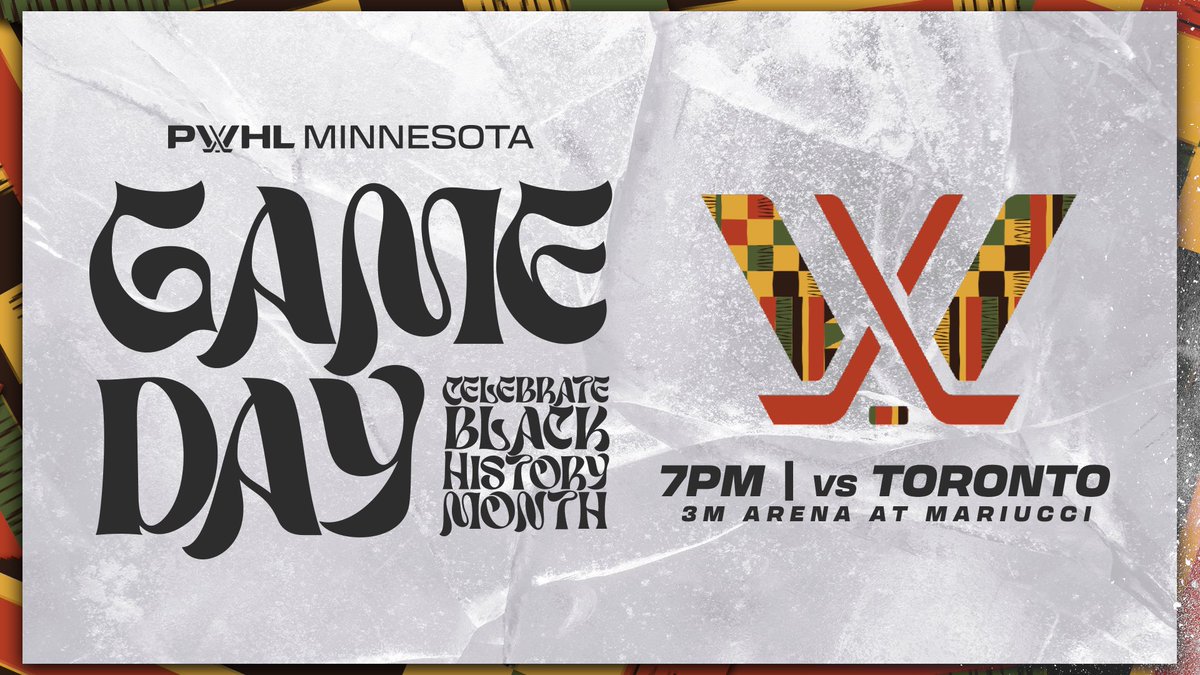 🌟 Celebrate Black History Month with us at 3M Arena at Mariucci! 🌟 🆚 @pwhl_toronto 📍3M Arena at Mariucci ⏰ 7 PM CST 📺 @BallySportsNOR @cbcgem