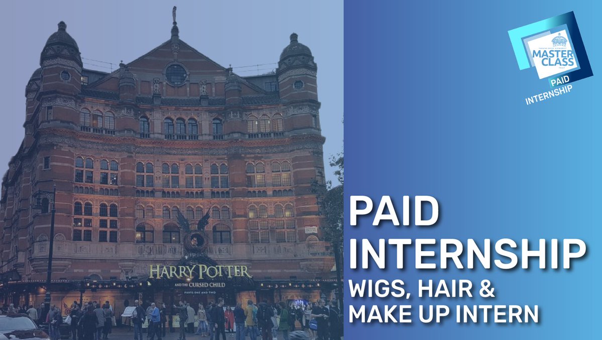 Are you a wizard when it comes to #Wigs, #Hair & #MakeUp? 🧙Ever dreamed of diving into the enchanting world of Harry Potter & the Cursed Child? Your chance has arrived! We're on the lookout for a Wigs, Hair, & Make-Up #Intern More Info & To Apply: bit.ly/PIWHAMCC