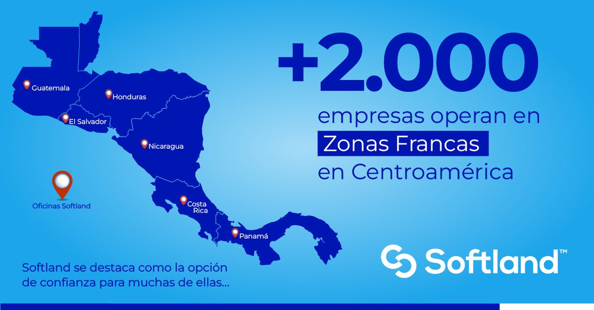 ¿Sabías que las Zonas Francas están transformando la economía de Centroamérica? 

Descubre cómo en nuestro nuevo artículo. 💼✨
 softland.com.hn/el-auge-de-las…

#ZonasFrancas #DesarrolloEconómico #SoftlandHonduras #SoftlandNicaragua #SoftlandPanamá