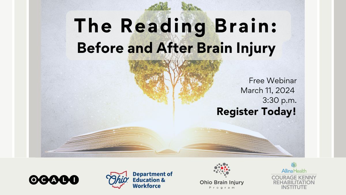 Learn more about what happens to the brain after an injury by attending, The Reading Brain: Before and After Brain Injury. Join us on Monday, March 11, 2024 at 3:30 p.m. for this free Zoom webinar! Register today: buff.ly/4bL1lUv