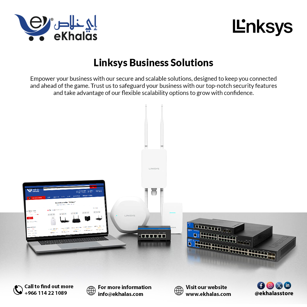 Linksys Business Solutions
.
.
.
#Linksys #vision2030 #technology #wifi #stayconnected #internet #network #router #tech #meshrouters #wifi6 #game #video #wifi #home #speed #stream #connection #coverage #capacity #household #cablemanagement #datacabling #powerlineupgrades