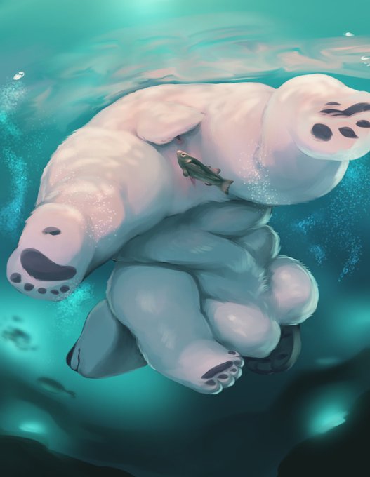 ホッキョクグマはでかいので好きです 