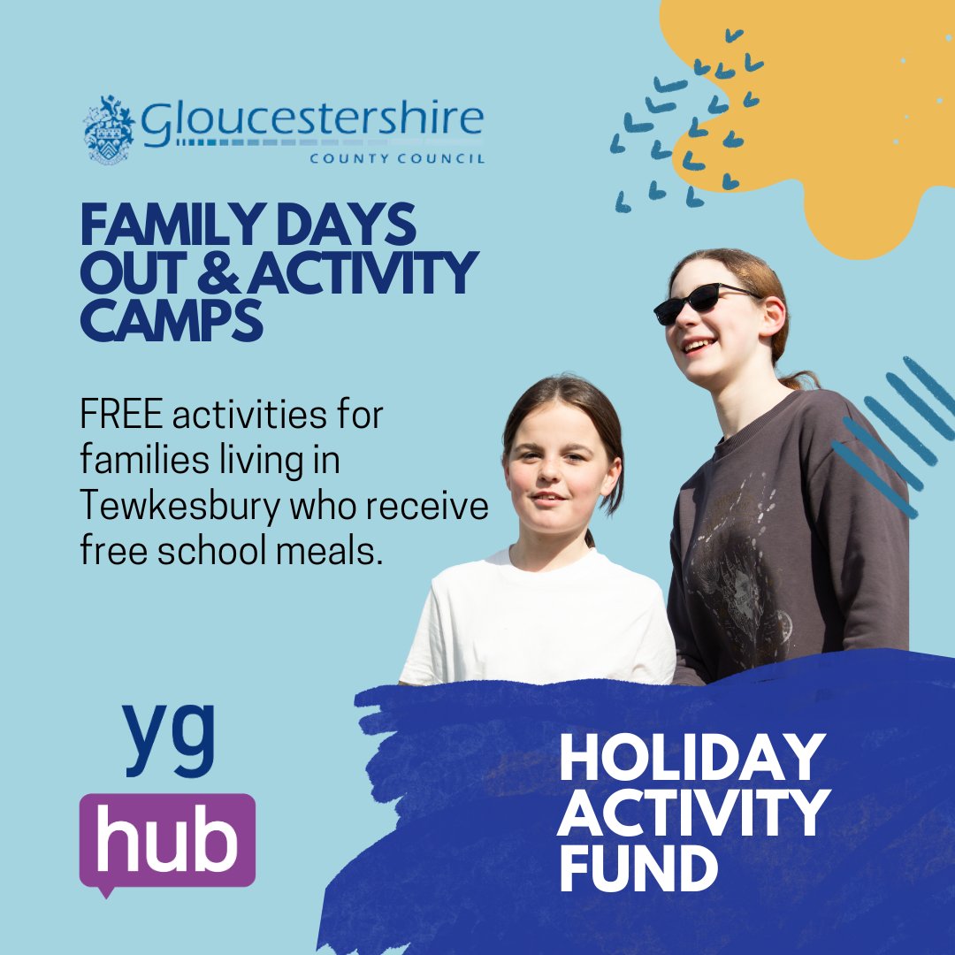 Get ready for a fun-filled Easter break with the return of HAF!
From March 25th to April 5th, join us for the Holidays Activity and Food Programme. youngglos.org.uk/what-we-do/com…

 #HAF2024 #EasterActivities #TewkesburyDistrict