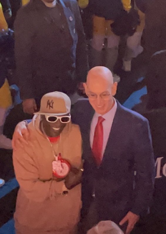 Hoping to run into new @DukeU Board of Trustees Chair #AdamSilver @NBA @NBAPR and any of his famous friends @FlavorFlav at the @DukeMBB @UNC_Basketball game March 9! 🏀