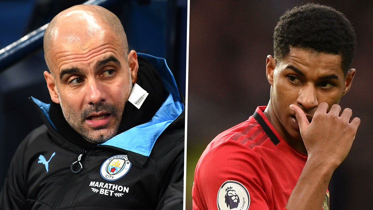 Footballtweet's tweet photo. 🚨 Pep Guardiola has privately admitted that Marcus Rashford is the only Manchester United player good enough to play for Man City regularly. 

@footyinsider247 https://t.co/hZoRObdED6