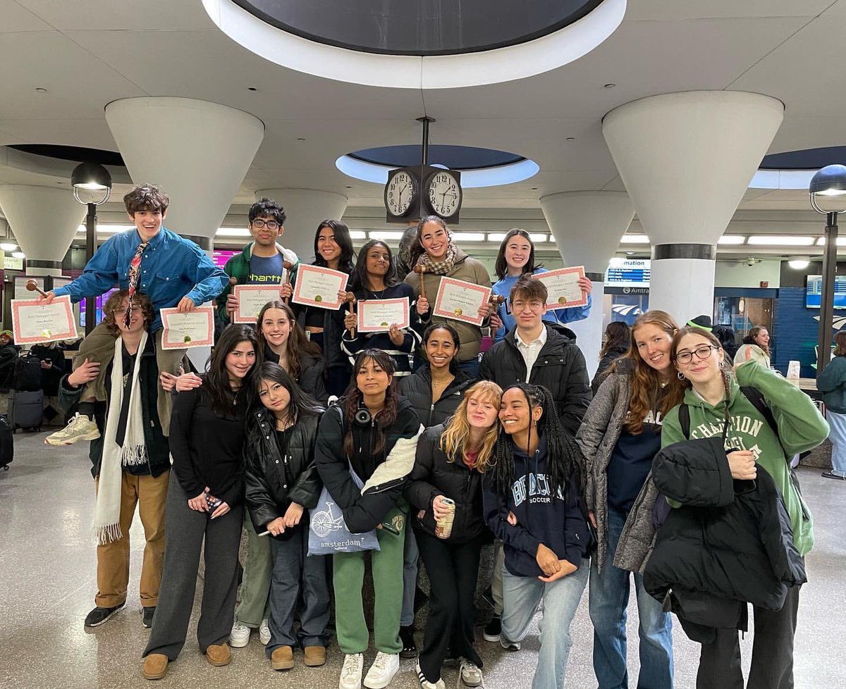 CIOBCitywide's tweet photo. 👏🏛️ Beacon Model Congress had an incredible experience at Harvard Model Congress! Delegates collaborated, debated, and legislayed their way through discussions. Congratulations to all club members for their hard work and dedication! GO BEACON MOCO 🎉 #ModelCongress #BeaconHS https://t.co/S0F9MKXckd