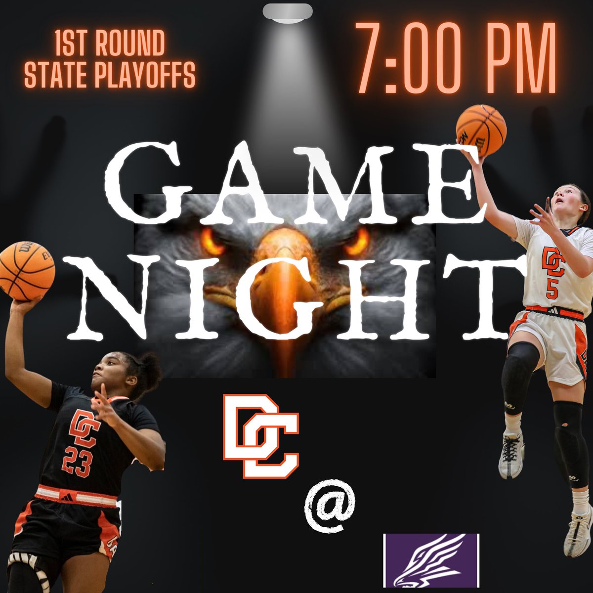 1st Round of state playoffs start today as we travel to Northern Guilford! All ticket sales are online only!