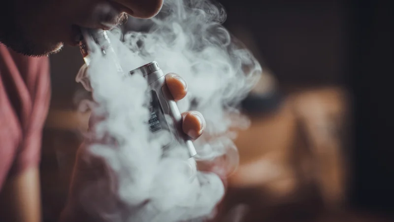 RTEBrainstorm's tweet photo. How vaping has an unhealthy impact on indoor air quality. @akm5376 @UCC on how one of the most noticeable byproducts of vaping is the increase in particulate matter pollution and poor indoor air quality https://t.co/rzchfvuimP https://t.co/IQ7CJPjMEV