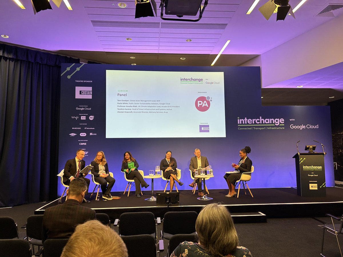 Our very own <a href="/Teodora_K/">Teodora Kaneva</a> is speaking on the main stage of <a href="/InterchangeUK/">Interchange</a> as part of an esteemed panel on #climateresilience led by <a href="/TVMarv/">Marverine Cole (TVMarv on IG & BlueSky)</a> 🌳🍃