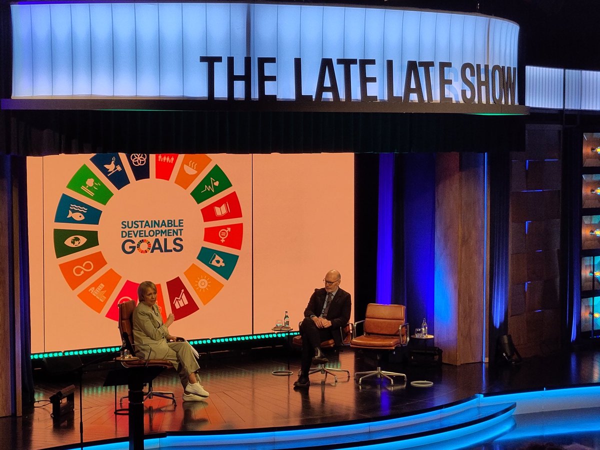 Don't believe your eyes...Our Centre Co-director Dave Robbins isn't appearing on @RTELateLateShow! He's speaking at today's #Sustainable #Media Ireland, hosted by @CNaM_ie & @WeAreSustWorks in partnership with RTE.
