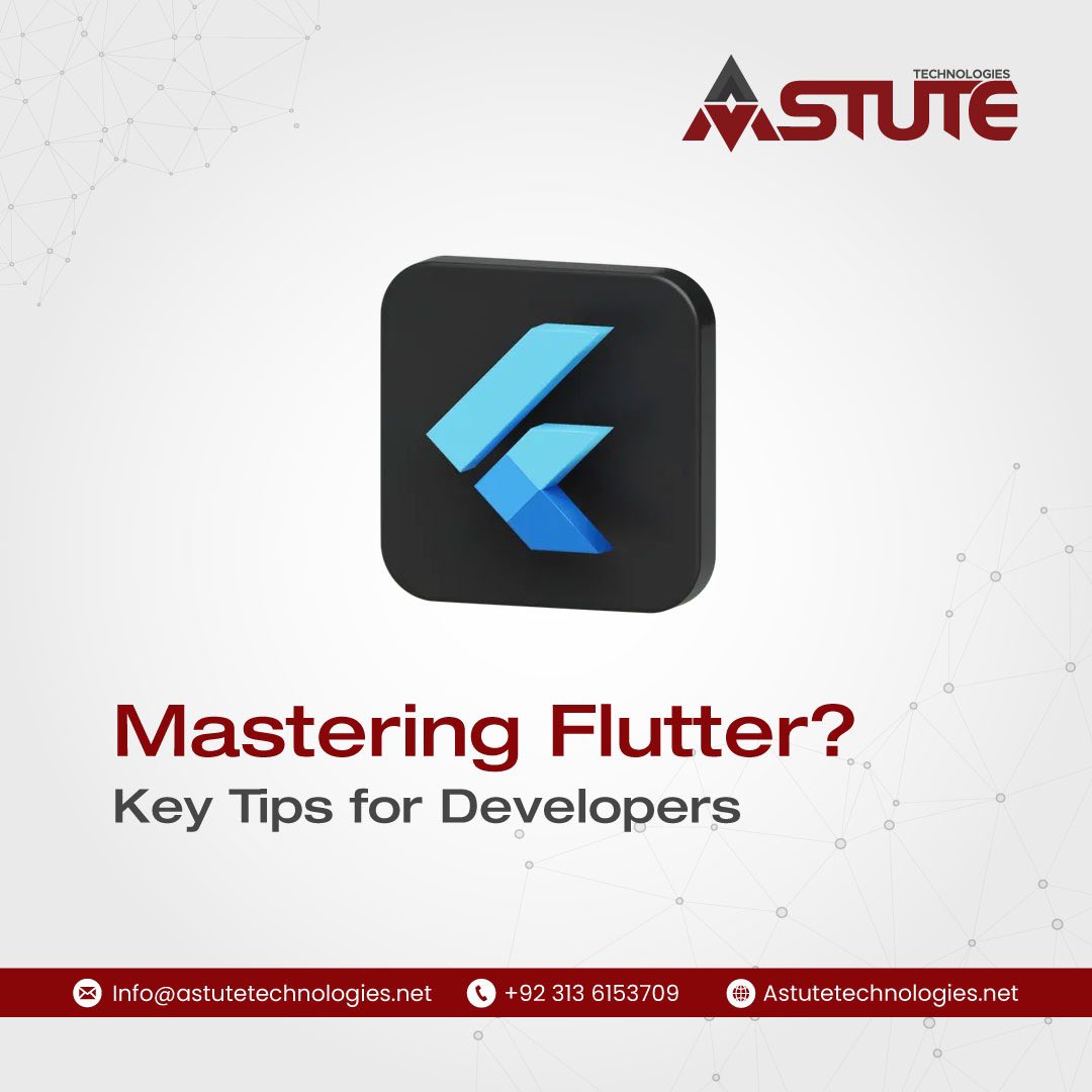 AstuteTech3's tweet image. Unveil the strategies for achieving excellence in Flutter development with Astute Technologies Pvt Ltd.&apos;s newest guide: &quot;Unlocking Flutter Mastery - Essential Tips for Developers.&quot; 
#Astute #Astutetech #AstuteTechnologies #flutter #development #flutterdevelopement #tips #coding