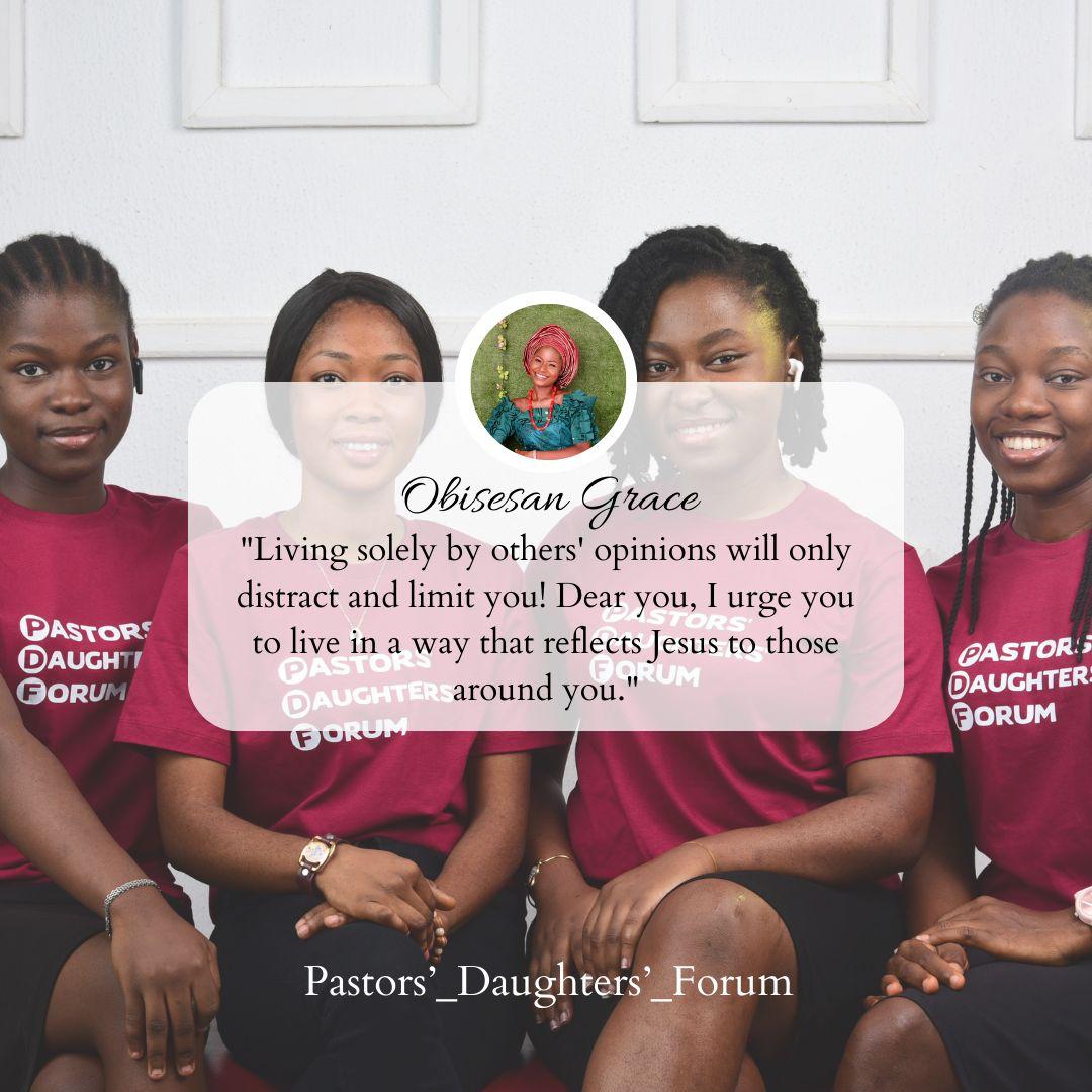 PDF_OFFICIA's tweet photo. Life lessons we have picked as Pastors’ Daughters’. Please share❤️ https://t.co/6702uNsuSQ