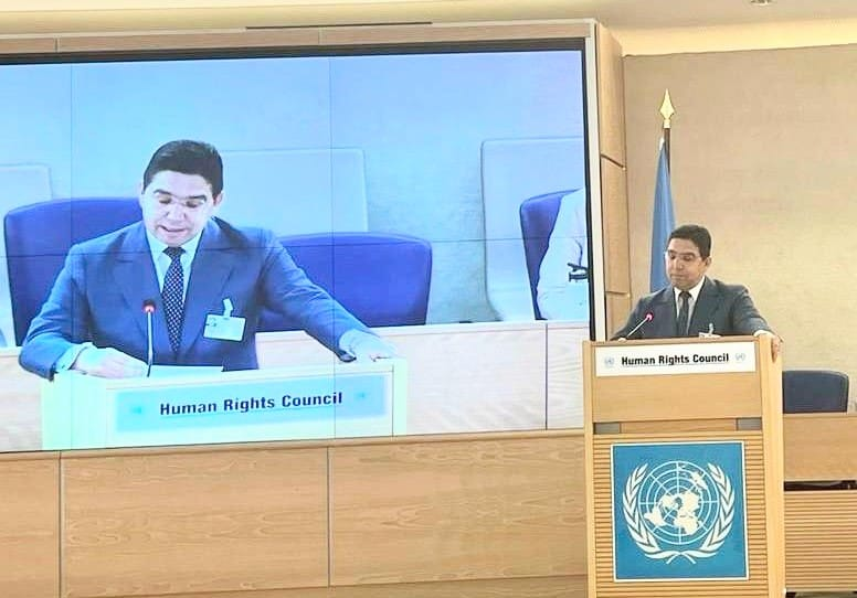 ألقى السيد ناصر بوريطة، اليوم بجنيف، كلمة بمناسبة انعقاد الدورة الـ55 لمجلس حقوق الإنسان التابع للأمم المتحدة، والذي تتولى المملكة المغربية رئاسته لسنة 2024.