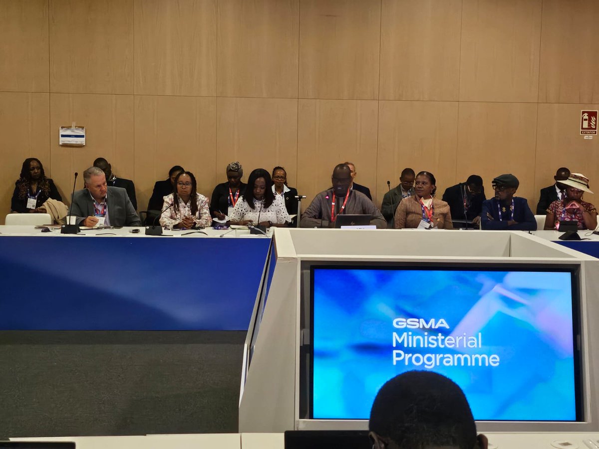 With other sector leaders from the mobile industry, broader private sector, humanitarian sector, and government, @sg_atu John Omo was part of @GSMAAfrica’s Ministerial Forum in Barcelona. The @atu_uat Secretary General led the call to prioritize providing effective connectivity