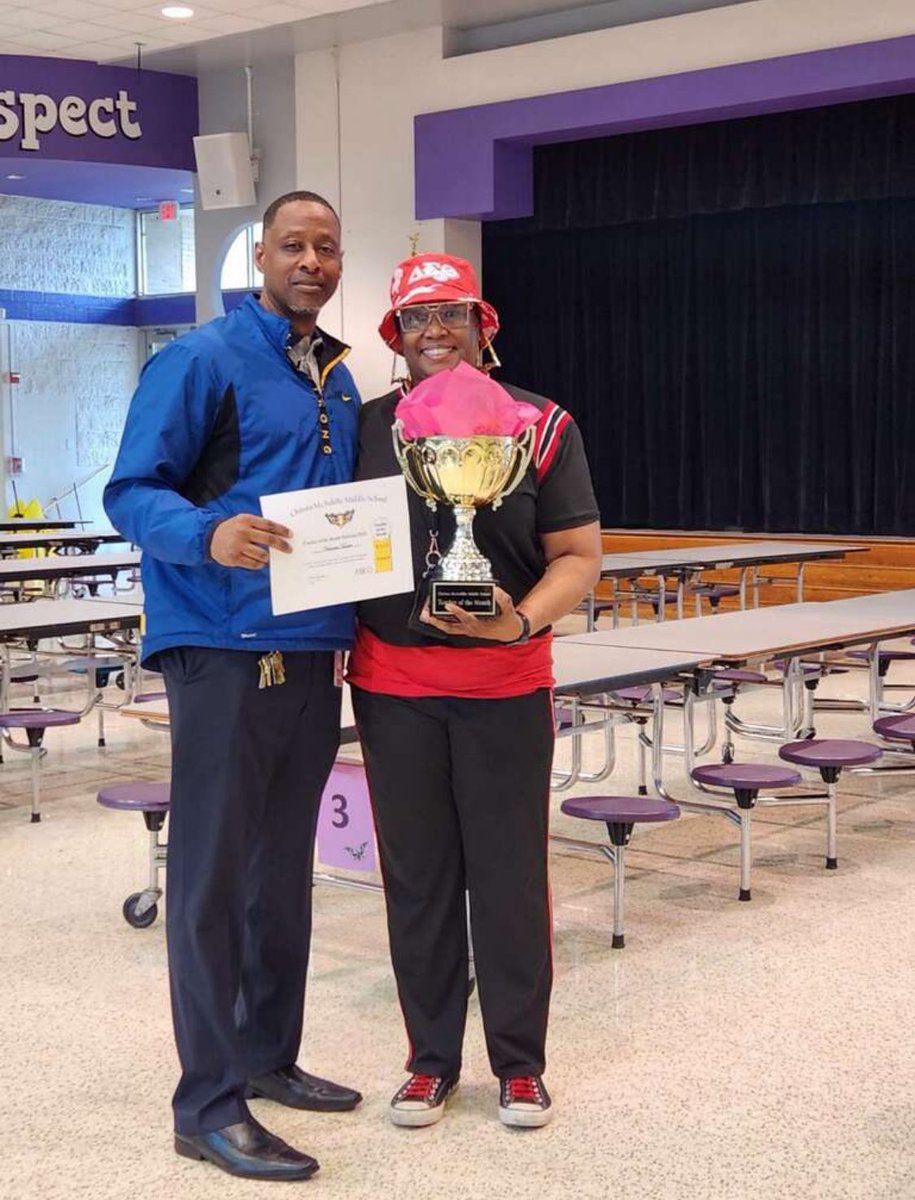 Congratulations to Ms. Turner, our February Teacher of the Month. Thank you for being CONSISTENT in every aspect of teaching!
#HawkNation
#HawkProud