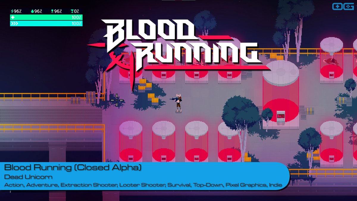 OverageGmngCom's tweet photo. OG plays Blood Running (Closed Alpha)!
https://t.co/4eNsU86OHf

Like &amp; Sub!

@DeadUnicornInc

#bloodrunning #extraction #shooter #lootershooter #survival #topdown #pixelart #IndieGameTrends #IndieWatch #IndieDev #IndieGameDev #IndieGame #IndieGames #Gameplay #letsplay #gaming https://t.co/CvqSXjuDrM