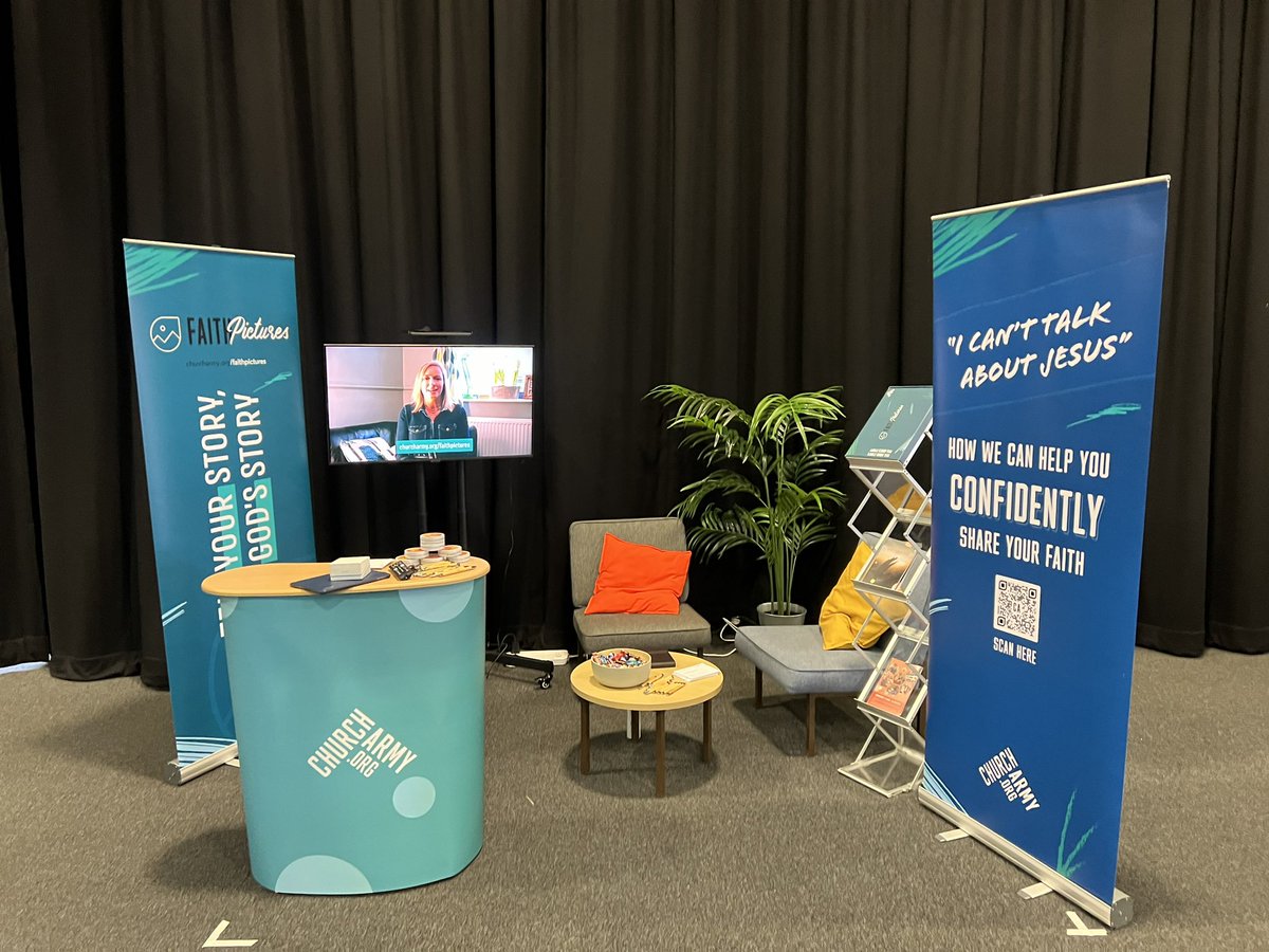 Set up and ready - come and visit <a href="/ChurchArmy/">Church Army UK & Ireland</a> on Stand 60 in Studio One at the #NewWineLeadershipConference #NWLC24 We look forward to seeing you.