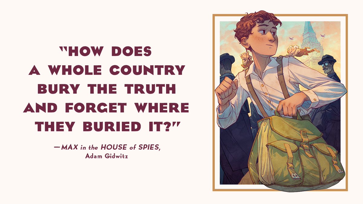 Max in the House of Spies is on sale today!🎉🥳🎉 Four starred reviews, and: “This is the sort of book that keeps me wanting to be a bookseller, even after 40 plus years.” -Peter Glassman, Books of Wonder Please call your favorite bookstore now and reserve it before it’s gone!