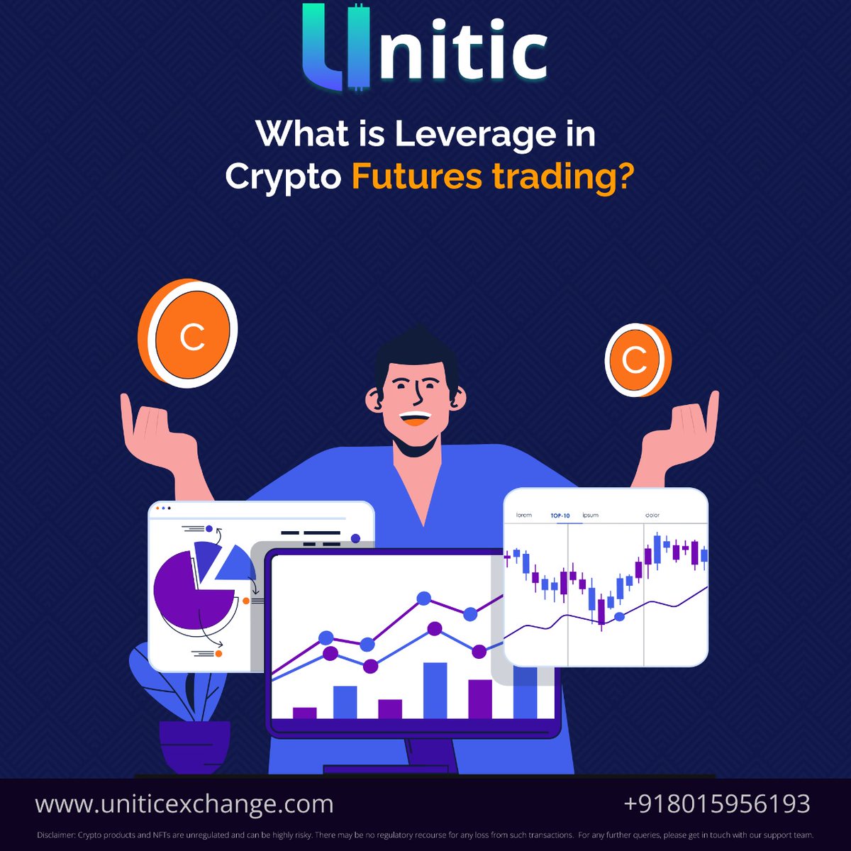 unitic__'s tweet photo. Leverage let you buy larger positions with less upfront capital, but increased risk.

#Unitic #UniticExchange #Futures #Crypto #Bitcoin #BTC https://t.co/ALa33OXD0b