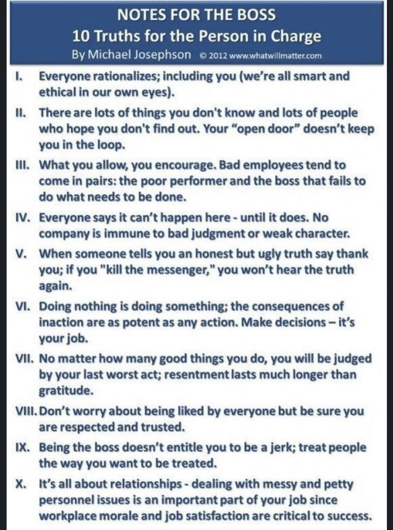 Hey Managers: Here's a quick Look in the mirror to start your Tuesday morning...👇