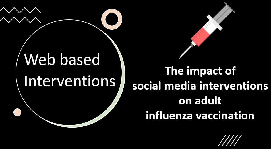 NELPCKS's tweet photo. The impact of #SocialMediaInterventions on adult #Influenza #vaccination: a systematic review
#SocialMedia #interventions can help to improve knowledge about #FluVaccine and intention to vaccinate. #WebBasedIntervention #HealthInequalities
👇
https://t.co/yDBGMP5G3s https://t.co/L8vVZV0TKS