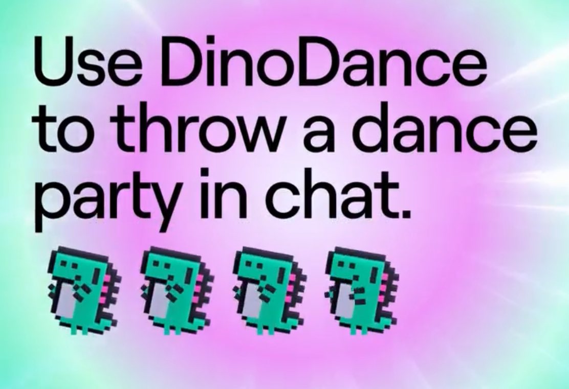GennaBain's tweet image. Hey @Twitch please bring back our good boy Dino. He didn’t deserve this. #RevertDinoDance