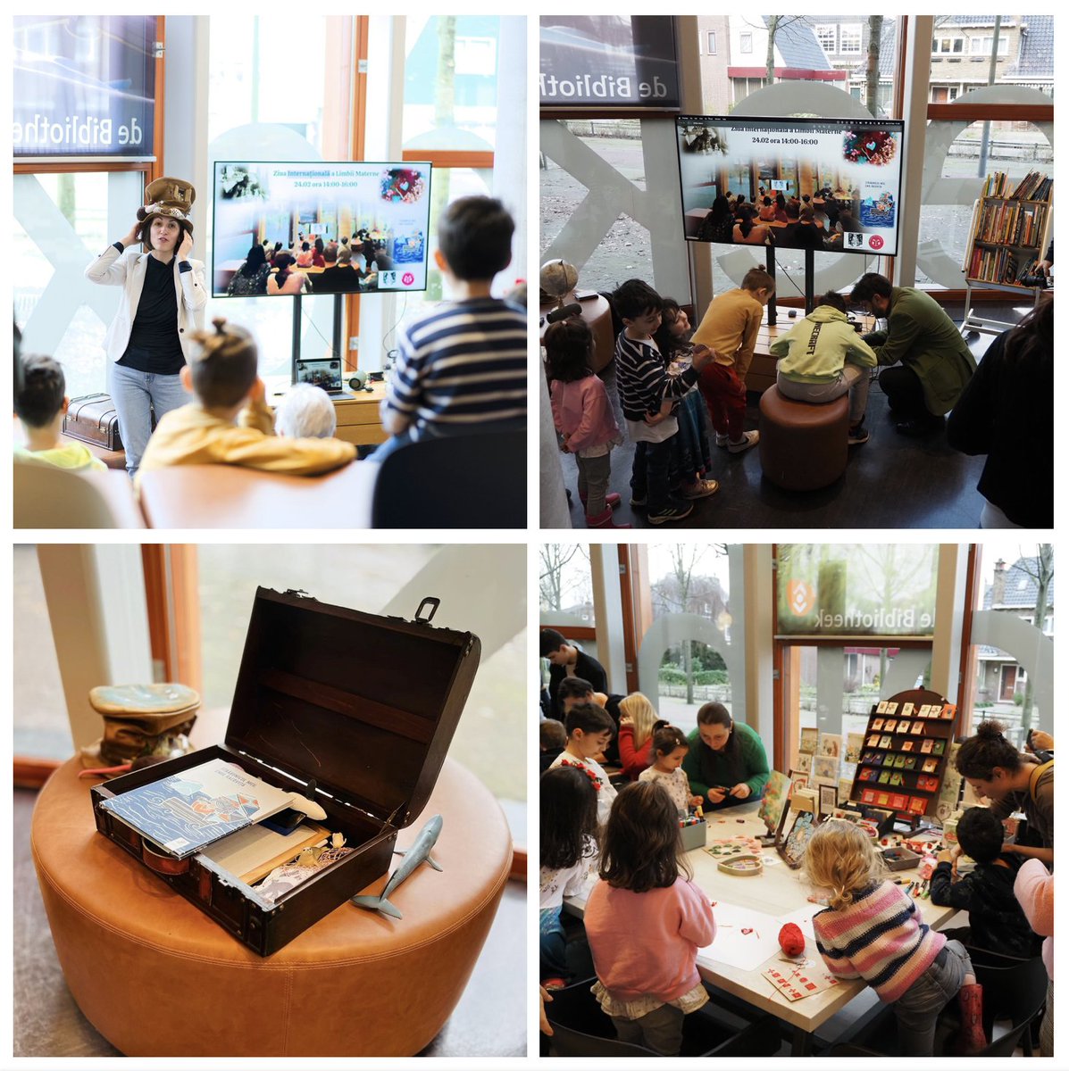 De #ZiuaInternationalaaLimbiiMaterne la #BibliotecaCartipentruMatei am îmbinat lectura, știința și arta pentru a ne cunoaște mai bine și pentru a sărbători împreună limba maternă.
Ce bucurie a fost!