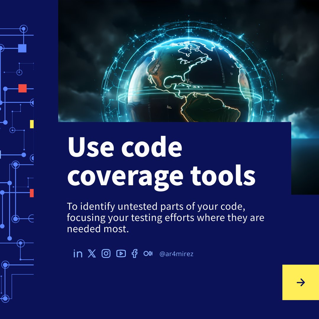 ar4mirez's tweet image. Catch errors before they escalate with early detection in your #CIPipeline 🐞! Unit tests, code coverage, and static analysis are your best allies. #QualityCode #DevOps