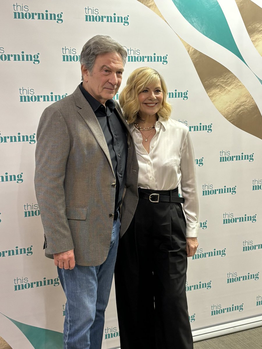 Huge thanks to @joshein #tamiyacunningham and all the team at @thismorning not forgetting of course @andipeters and @RochelleHumes for making @MsGlynisBarber @MrMBrandon and me so welcome! #DempseyAndMakepeace