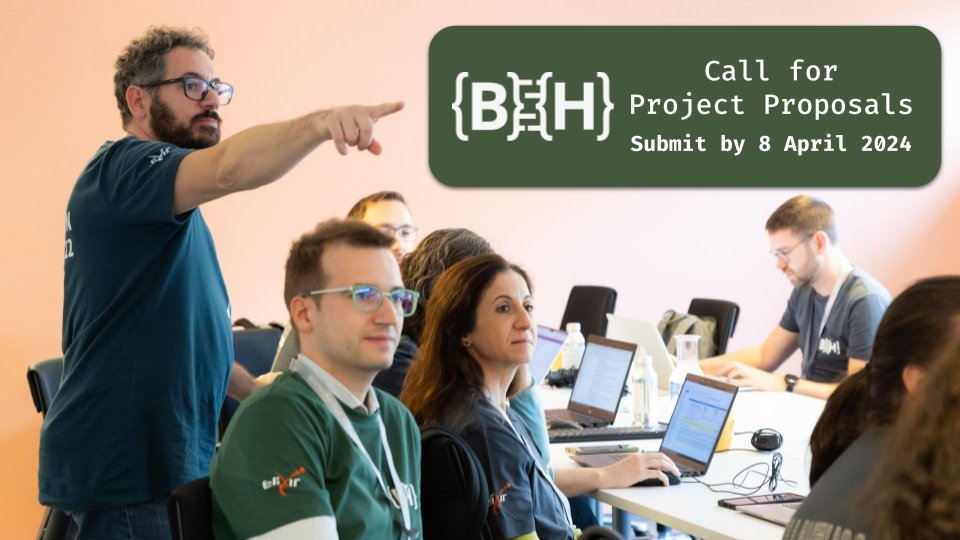 Do you have a #bioinformatics project idea that needs a little stimulus⚡? Submit your project proposal for #BioHackEU24 to get the chance to meet with experts to drive the project forward.💨 📥 Submit your proposal by 8 April: biohackathon-europe.org/projects/