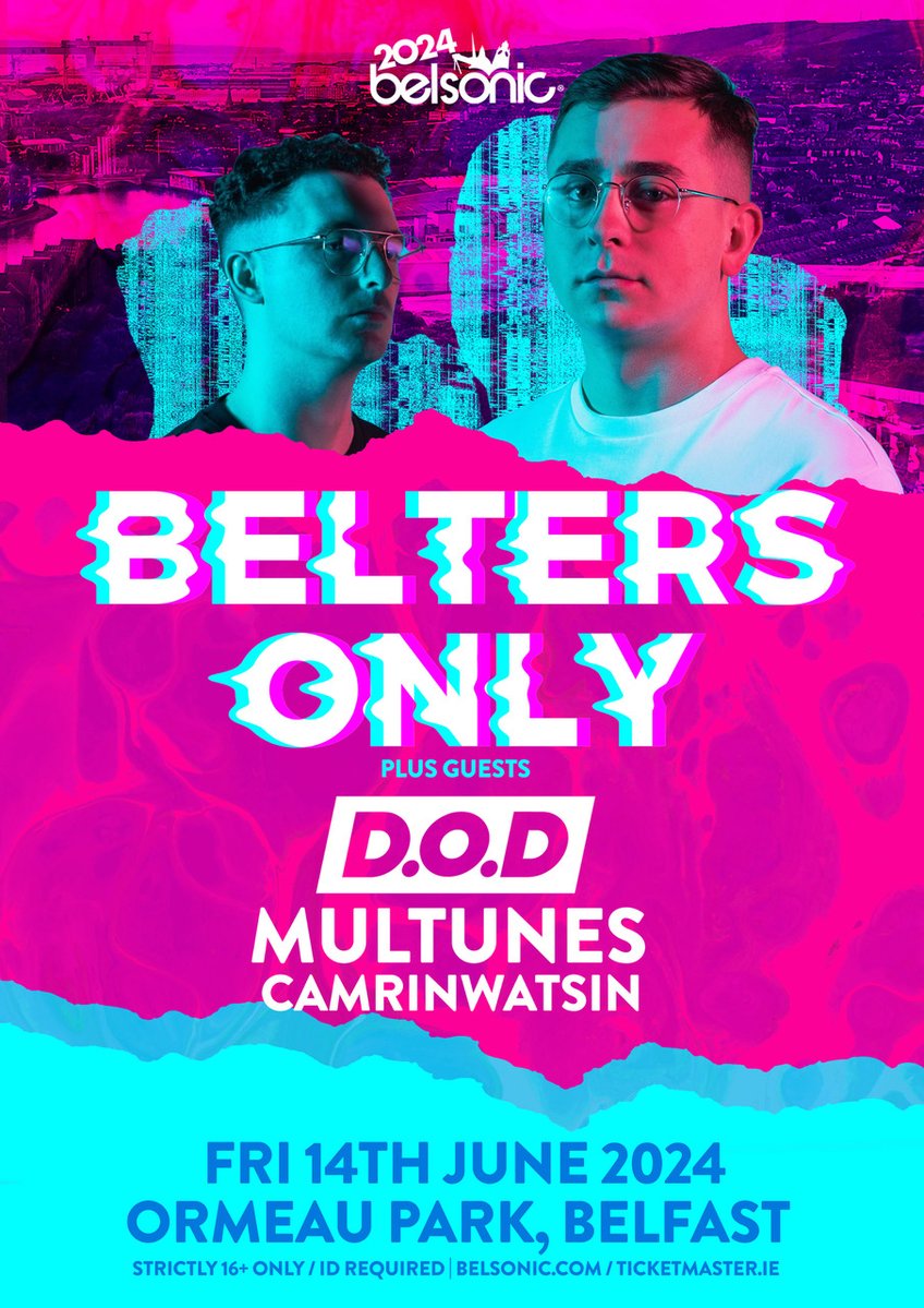 Belsonic (@belsonicbelfast) on Twitter photo ~ ๐๐๐๐ง๐๐ฅ๐ฆ ๐ข๐ก๐๐ฌ ๐จ๐ฃ๐๐๐ง๐ ~ Chart topping producer & DJ D.O.D will join <a href="/belters_only/">Belters Only</a> at Ormeau Park this June 14th! Limited tickets remaining from Ticketmaster ๐ซ ~ ๐๐๐๐ง๐๐ฅ๐ฆ ๐ข๐ก๐๐ฌ ๐จ๐ฃ๐๐๐ง๐ ~ Chart topping producer & DJ D.O.D will join <a href="/belters_only/">Belters Only</a> at Ormeau Park this June 14th! Limited tickets remaining from Ticketmaster ๐ซ