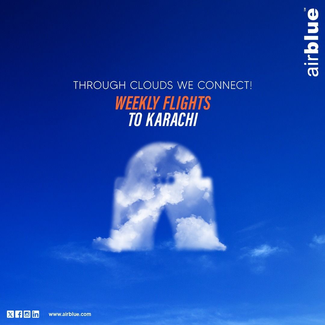 airblueairline's tweet photo. Let us be your gateway to the City of Lights.
Book your tickets now at https://t.co/g8VR5u1woG and Explore Karachi.

#Airblue #Karachi #Khi #Flytokarachi #WanderlustJourney #adventure #travelbound https://t.co/5YewCTp7F3
