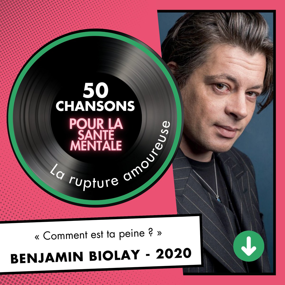 La rupture amoureuse. 💔 On décrypte tout de suite ce tube de la chanson française ! 🎵 🪩 50 CHANSONS POUR LA SANTE MENTALE ! #50chansonspourlasantémentale #psychodon #BenjaminBiolay @hmutuelle @SanteMentale @FranceTV @FrankBellivier