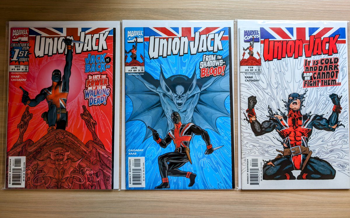 Just discovered that there's a vampire slayer in comics called Union Jack. Found these on eBay so had to grab em.. 😬👌🏻