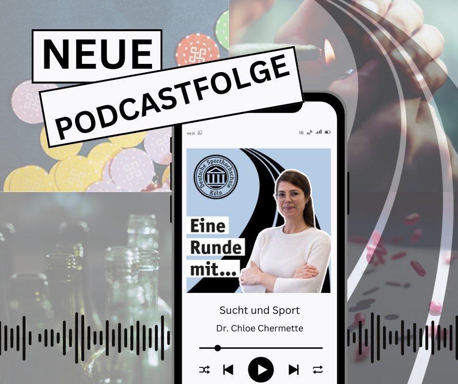 In unserer neuen Folge „Eine Runde mit…“ sprechen wir mit Dr. Chloé Chermette über das Thema Sucht. Wir fragen uns: Wie entsteht Sucht? Was passiert da genau im Körper und welche Rolle spielt Sport bei der Suchtbekämpfung? Zur Folge: is.gd/jdEtJE