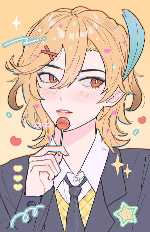 カーヴェ(原神) 「School uniforms #haikaveh  」|hon 🐰💫 CF16 - E36のイラスト
