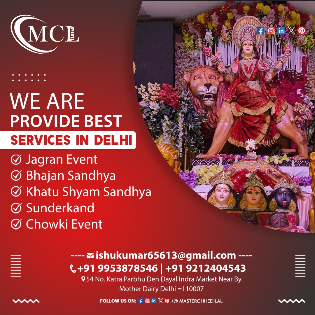 Masterchhedilal's tweet photo. We Are Provide Best Services In Delhi.
.
For Booking Contact Us -
☎️ Contact: (+91) 9953878546, 9212404543
.
#masterchhedilal #jagranevent #haldi #chowki_event #bhajan_sandya #sunderkand #shyam_sandhya #khatushyamsandhya #sobha_yatra #nrityanatika #ramleela #janmashtami #jagran https://t.co/XTsbLAM19R