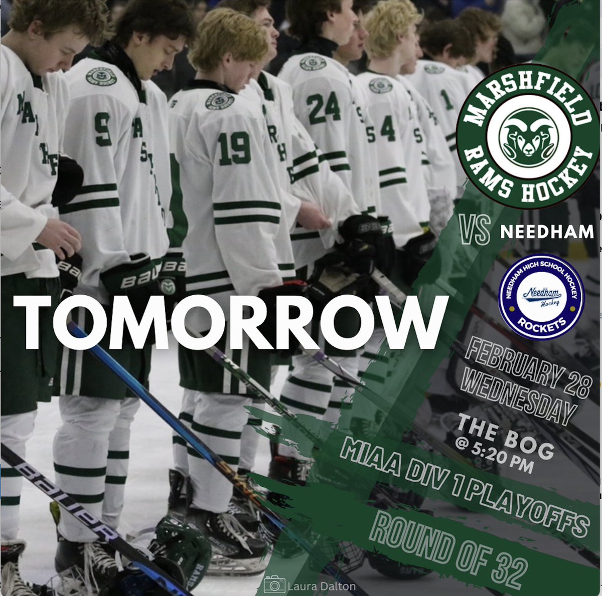 1 day and counting! Gearing up for last minute preparation! Rams are ready!
Rams SuperFans are ready!  Rams NationFans are ready! 
👏👏Marshfield Community Media live coverage with David Snow on hand for play by play!
#letsgo #letsrollrams #ramsnation