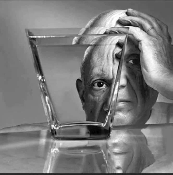 Portrait of Picasso by Arnold Newman, 1962