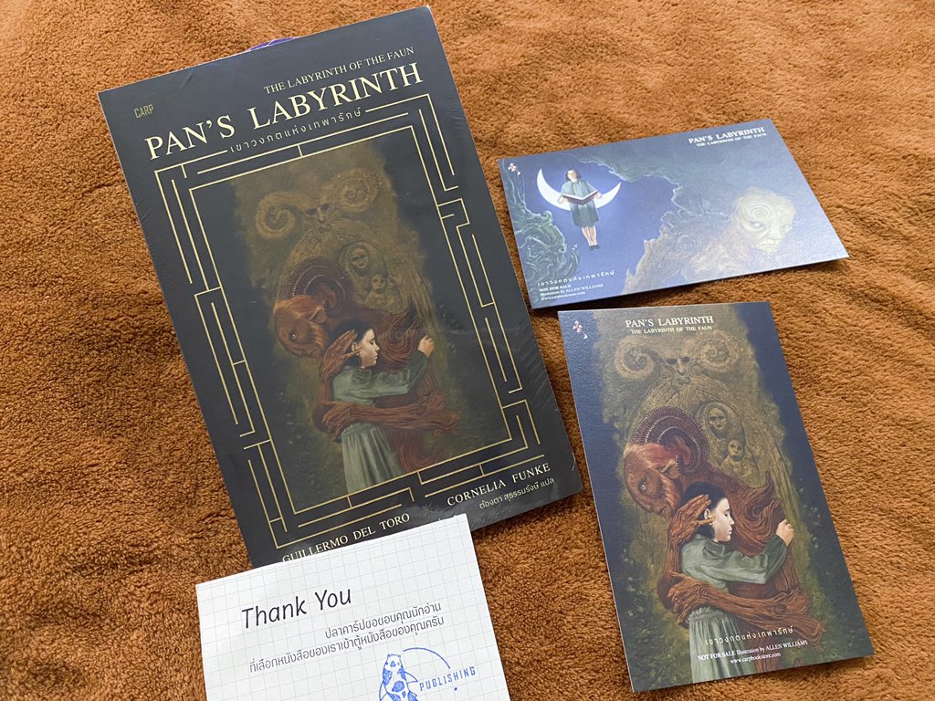 readinglazy's tweet image. เล่มจริงสวยมาก ไซซ์นี้กำลังเหมาะมือเลย 

#panslabyrinth
#เขาวงกตแห่งเทพารักษ์