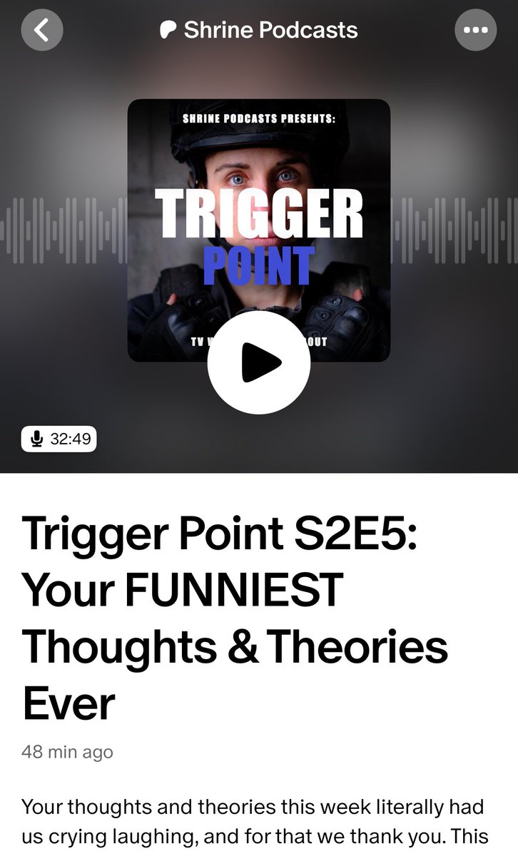 Big claim, but we laughed in this episode even more than we did at Thom Thumb and the discounted ham. Out on Patreon now. Everywhere else tomorrow.