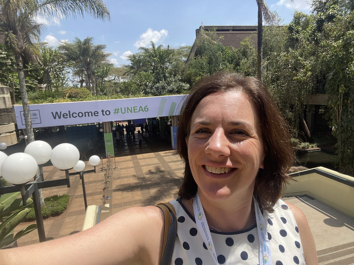 Excited to attend my first ever UN Environment Assembly. Looking forward to speak about what ‘one thing’ could help get us back on track to meet environmental goals. And hoping to see the air quality resolution pass on Thurs. @CCACoalition #UNEA6